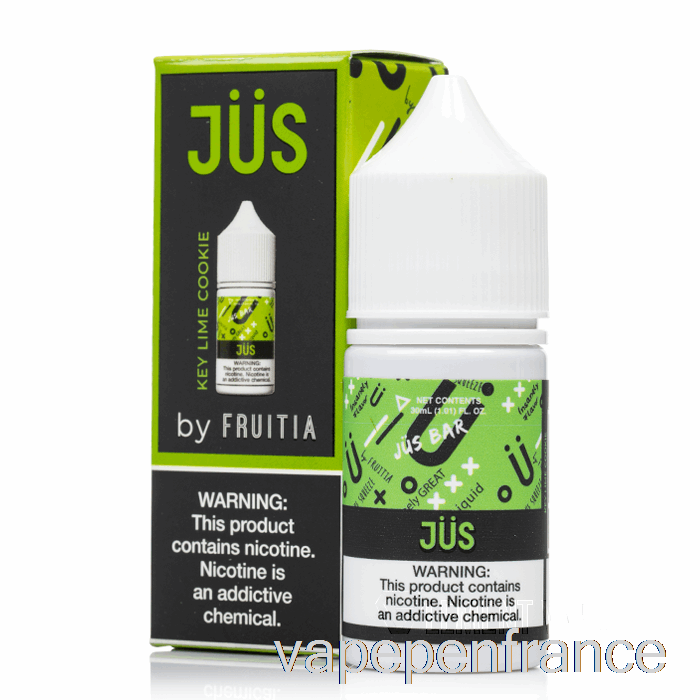 Biscuit Au Citron Vert - Sels De Jus - Stylo Vape 30 Ml 35 Mg